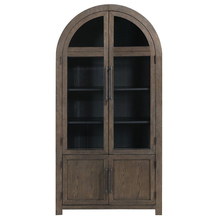 Burlington Brown 4 Door Curio Cabinet