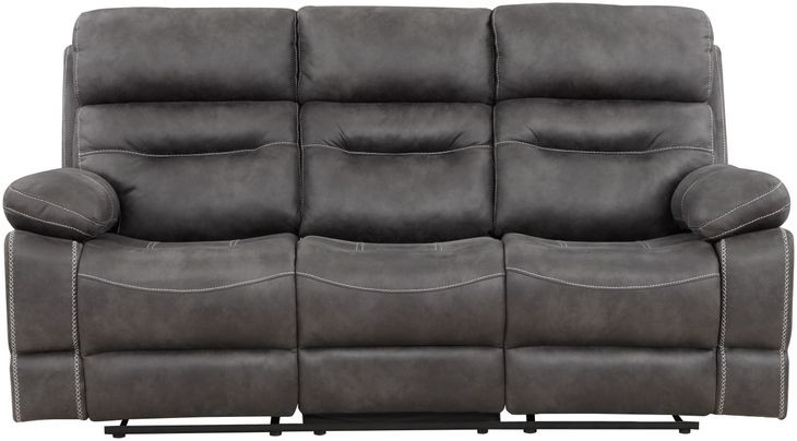 Rudger Gray 83" Manual Reclining Sofa