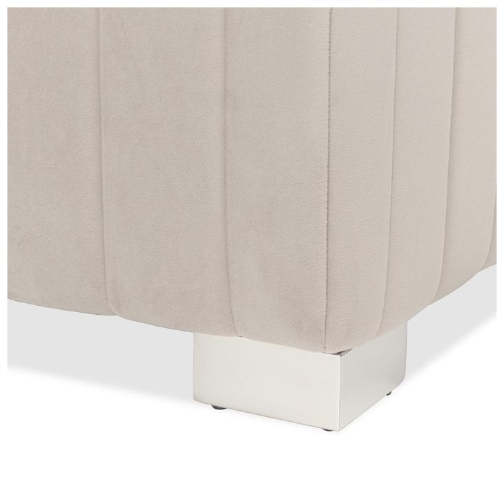 Amaryllis Taupe Upholstered 59" Accent Bench