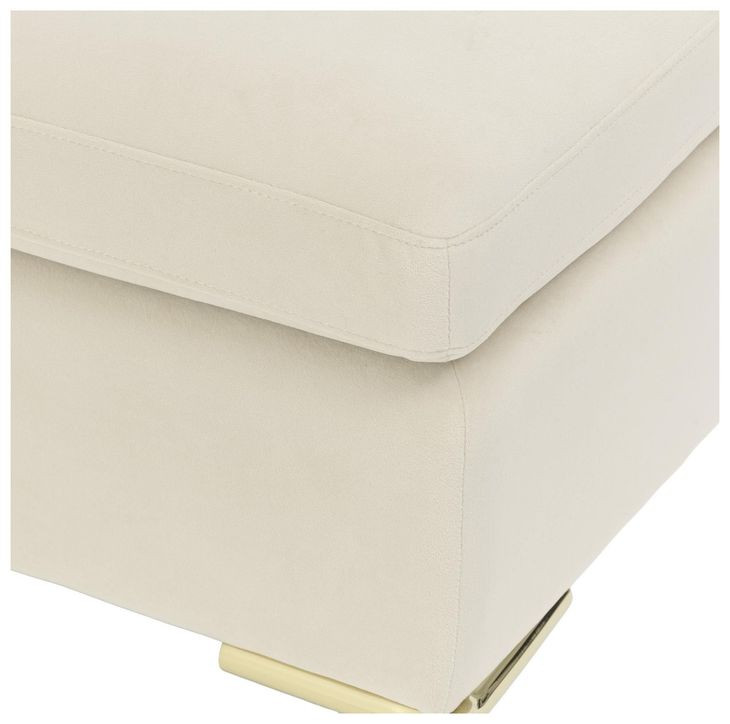 Velena Ivory Upholstered 59" Accent Bench