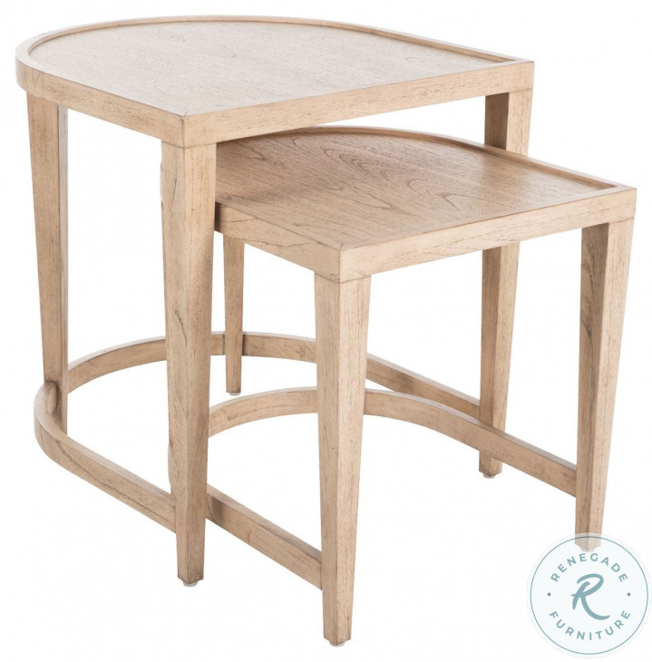 Dustin Blonde Natural Nesting Tables From Gabby | Coleman Furniture