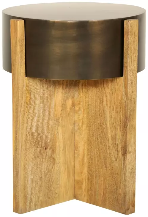 Aspen Barton Bronze Round Occasional Table Set