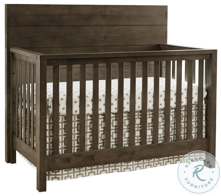 Dovetail Graphite Convertible Standard Crib