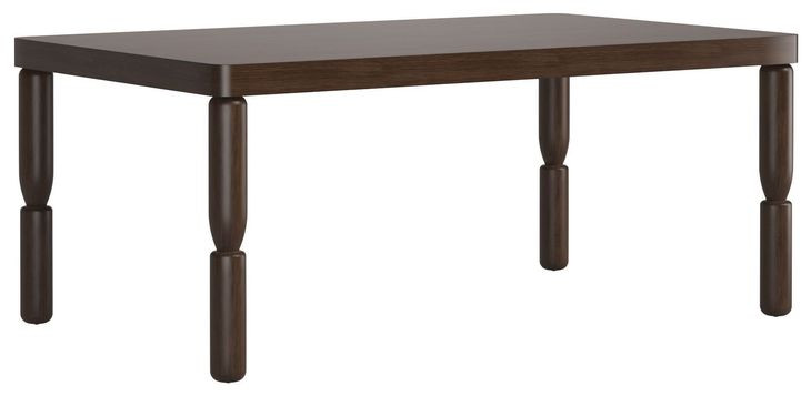 Verge Handcrafted Walnut Extendable Rectangular Dining Table