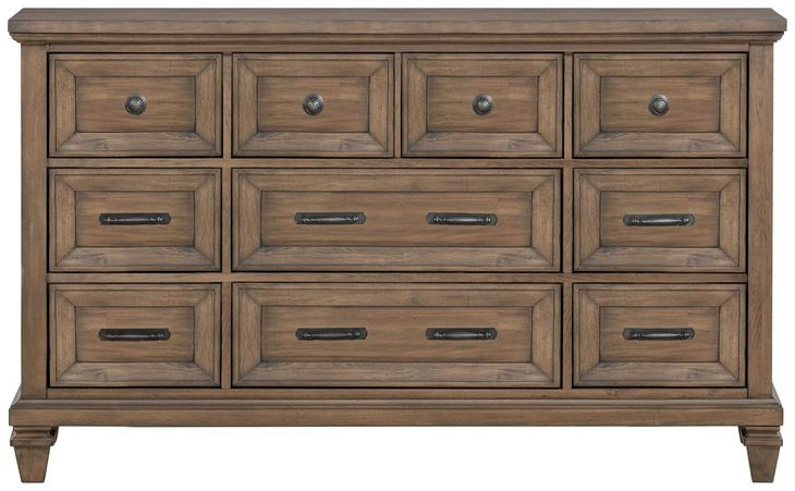 Mariana Mocha 9 Drawer Dresser