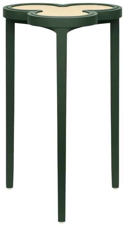 Dylan Dark Green and Brown Clover Cigar Table