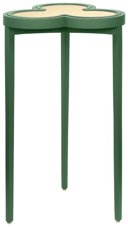 Dylan Light Green and Brown Clover Cigar Table