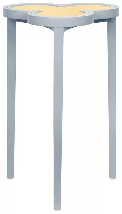 Dylan Matte Light Blue Lacquer Reversible Top Cigar Table