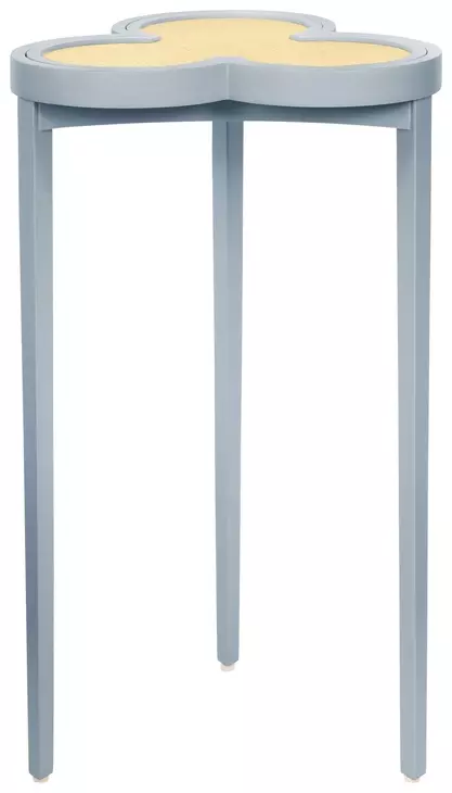Dylan Matte Light Blue Lacquer Reversible Top Cigar Table