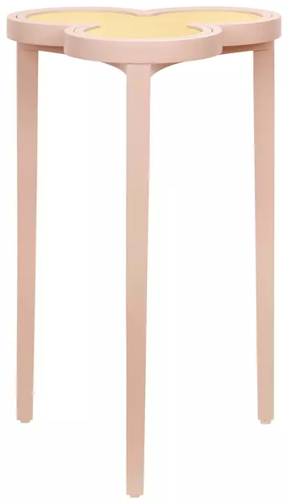 Dylan Matte Pink Lacquer Reversible Top Cigar Table