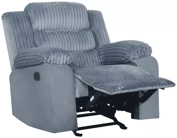 Willow Gray Living Room Set with Dual Recliner