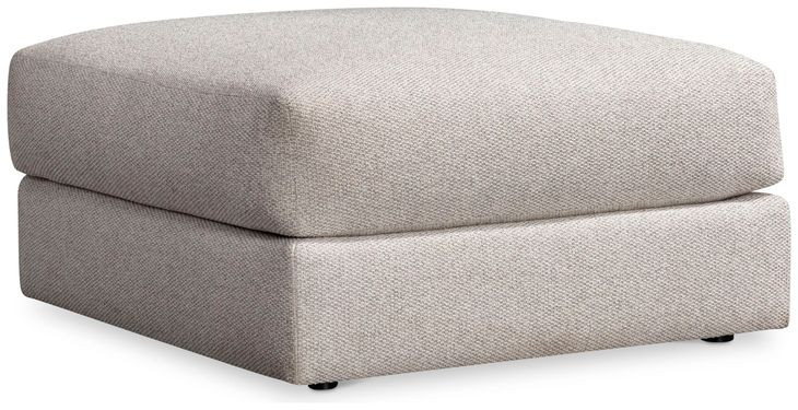 Vista Gray Square Ottoman
