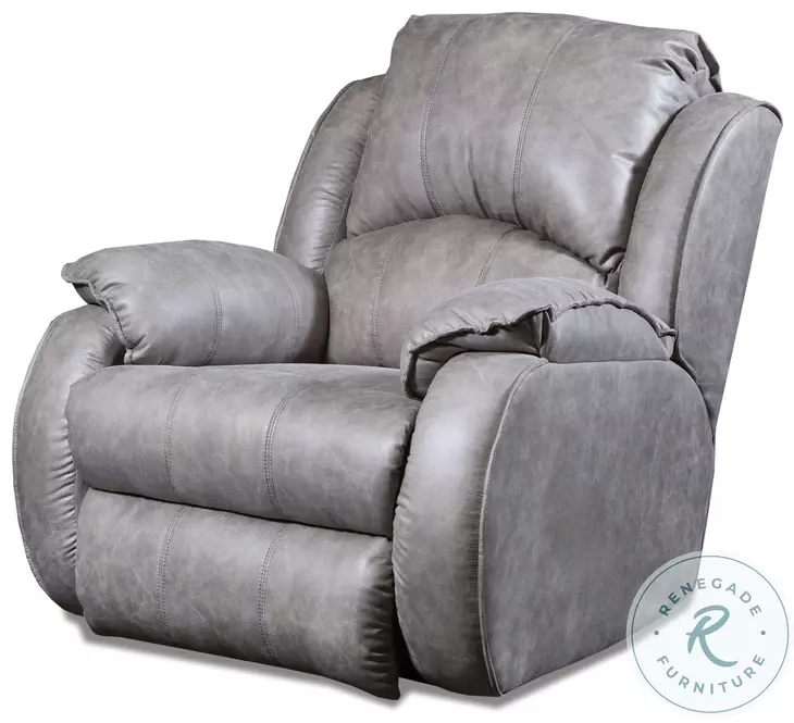 Cagney Gray Power Headrest Rocker Recliner