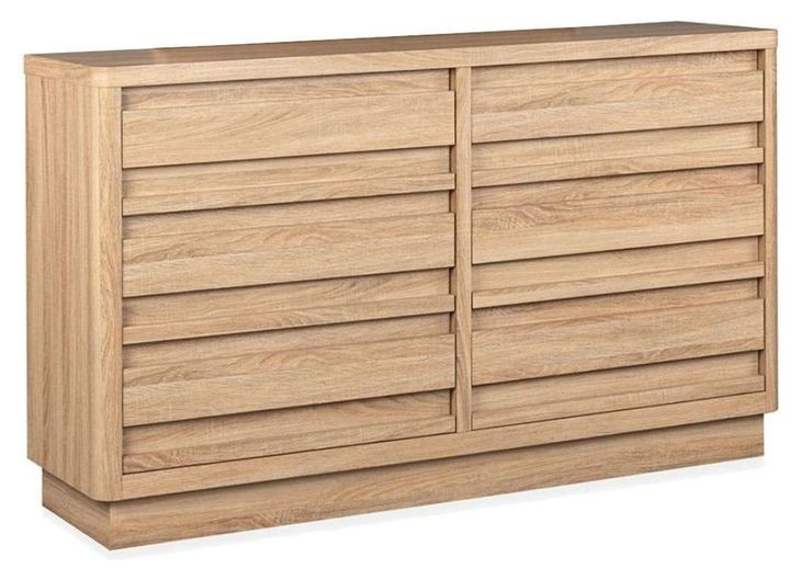 Brentwood Heights Provincial Brown 6 Drawer Dresser