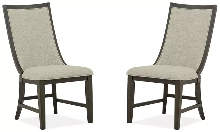 Westley Falls Baja Fog Upholstered Host Chair Set of 2
