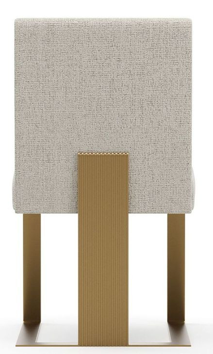 Counter Balance Oatmeal Upholstered Dining Chair
