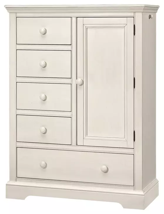 Hanley Chalk 5 Drawer Chifferobe