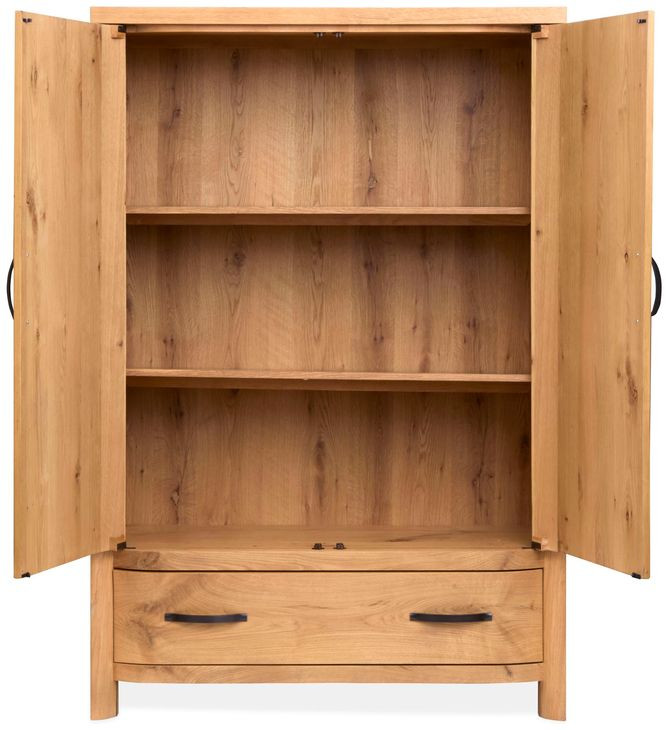 Highridge Honey Wheat Panel Bedroom Set