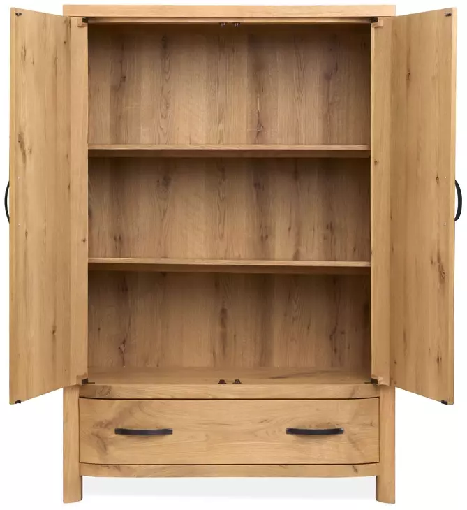 Highridge Honey Wheat Panel Bedroom Set