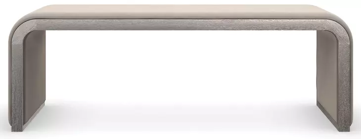 Traverse Dark Taupe Upholstered Bed Bench