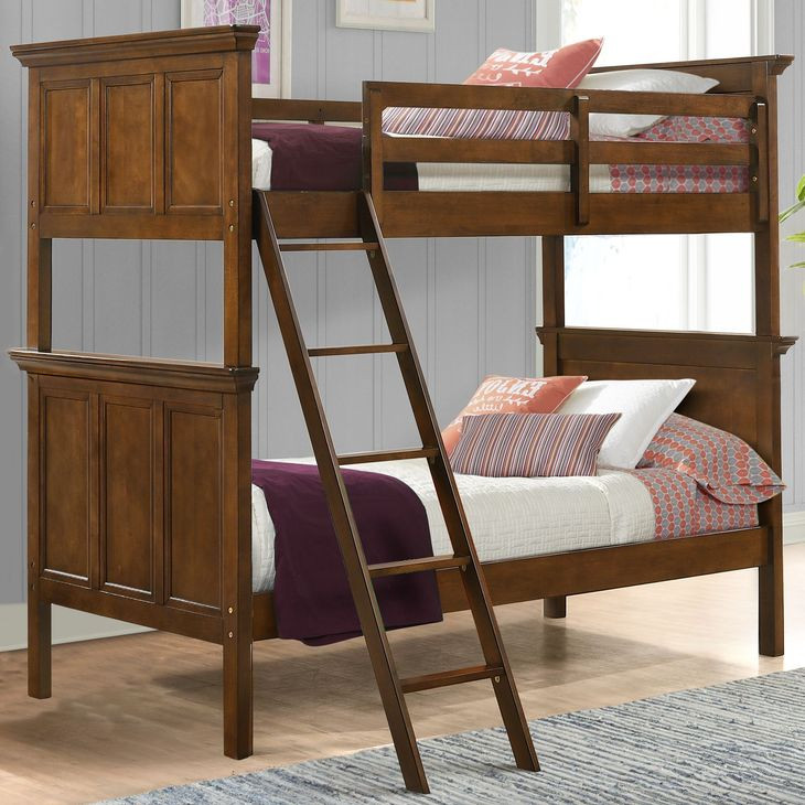 San Mateo Youth Tuscan Twin Over Twin Bunk Bed