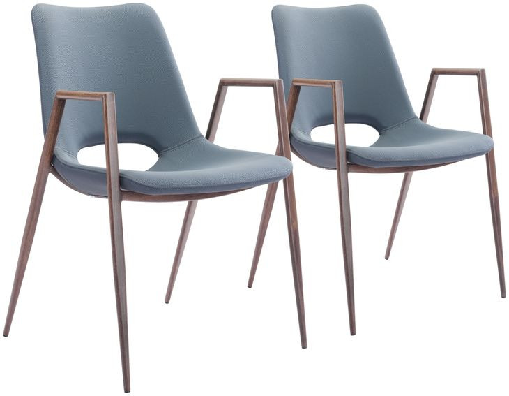 Desi Gray Dining Chair Set Of 2