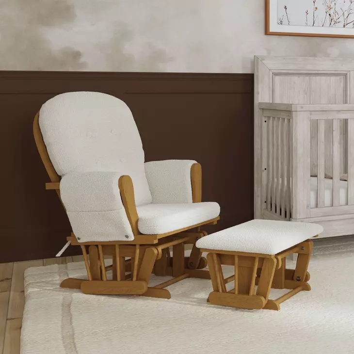 Kennedy Rocker Vanilla Upholstered Rocker