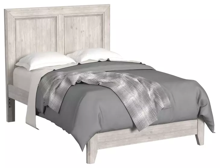 Carlson Washed Linen Full Panel Bed