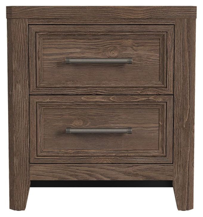 Carlson Harvest Brown 2 Drawer Nightstand