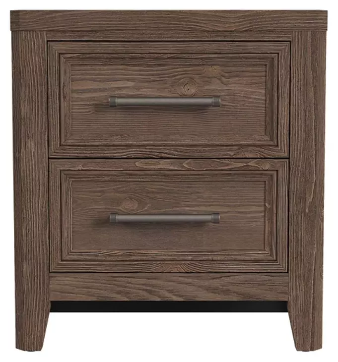 Carlson Harvest Brown 2 Drawer Nightstand