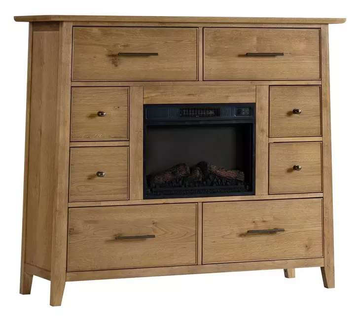 Jackson Golden Oak Storage Panel Bedroom Set