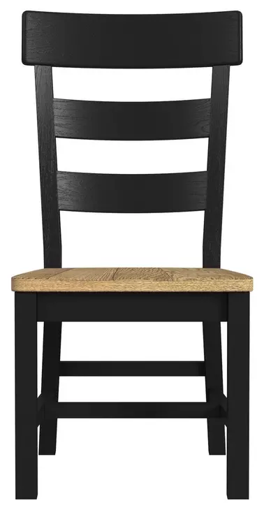 Hendricks Rustic Wheat and Raven Side Chair Set of 2