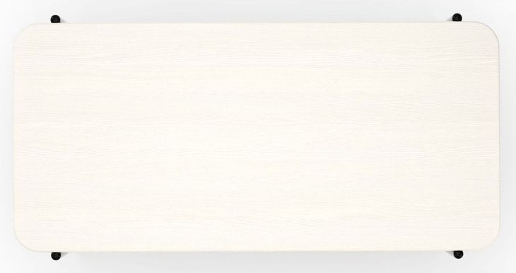 Madera Opal Ash and Modern Walnut 95" Rectangular Dining Table