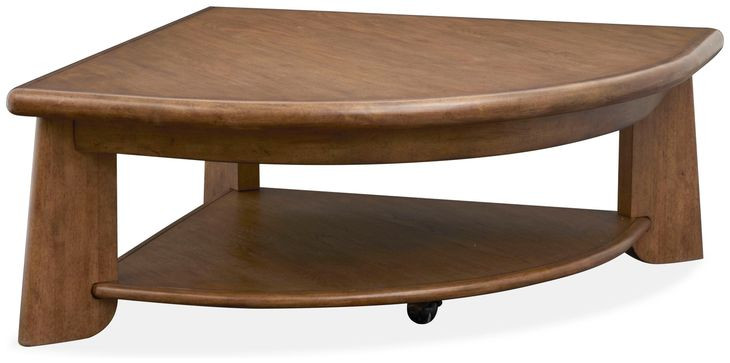 Tanner Tawny Brown Free Form Lift Top Cocktail Table