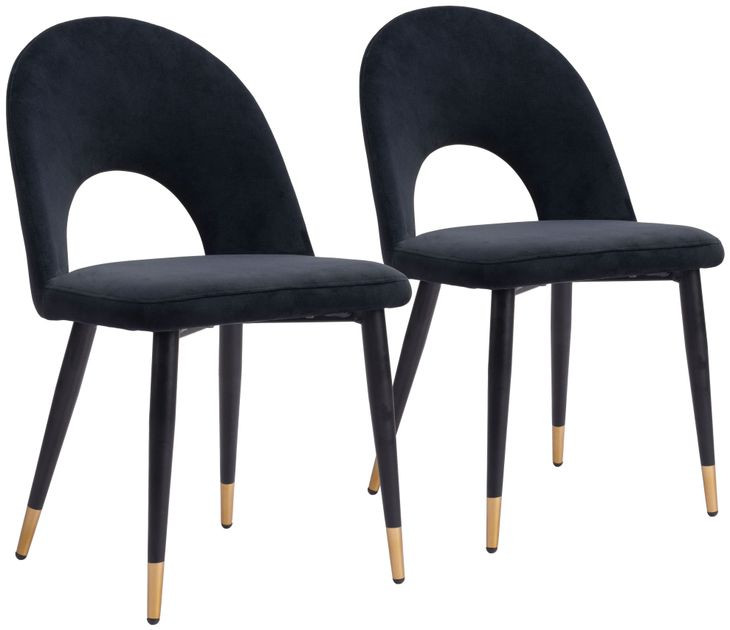Menlo Black Dining Chair Set of 2