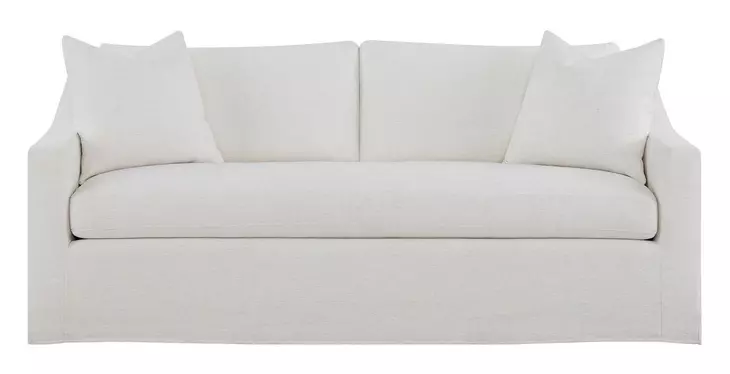 Augustine Cream Slipcover Apartment Living Room Set
