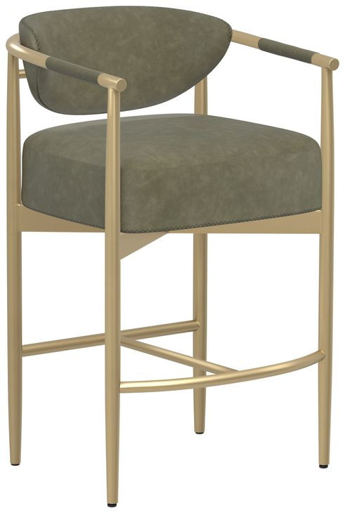 Cressida Ivanhoe Pine Upholstered Counter Height Stool