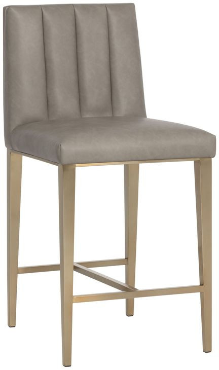 Hadwin Ivanhoe Mineral Upholstered Counter Height Stool