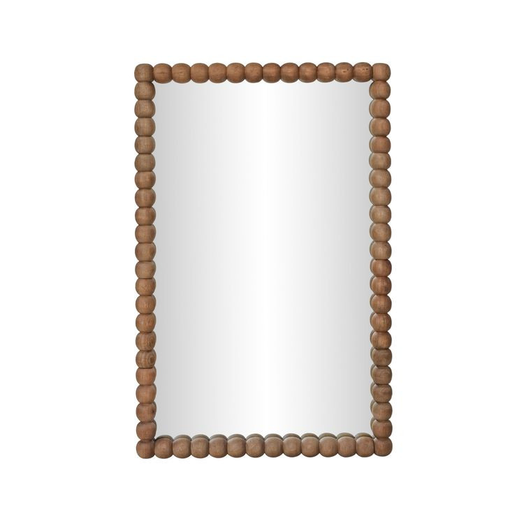 Cheyanne Natural Rectangular Wall Mirror