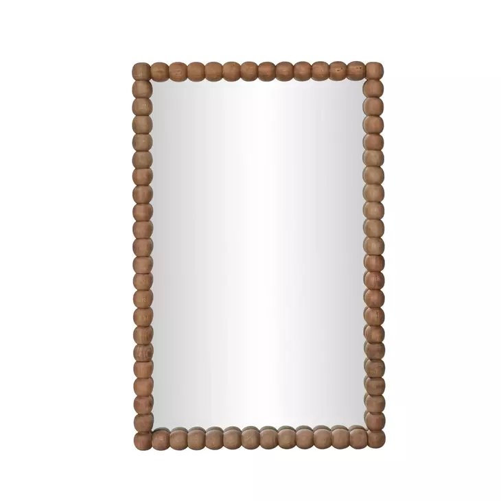Cheyanne Natural Rectangular Wall Mirror