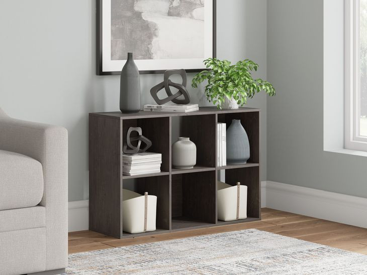 Piperton Charcoal Six Cube Organizer