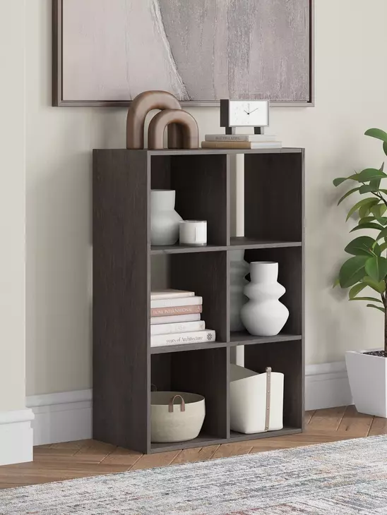Piperton Charcoal Six Cube Organizer