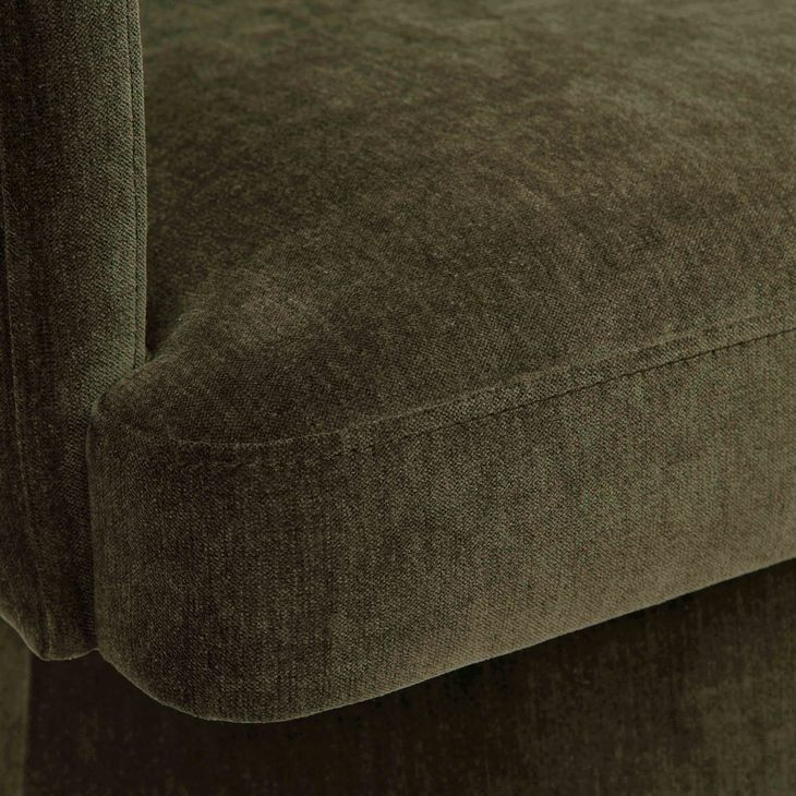 Kristen Olive Green Upholstered Desk Chair