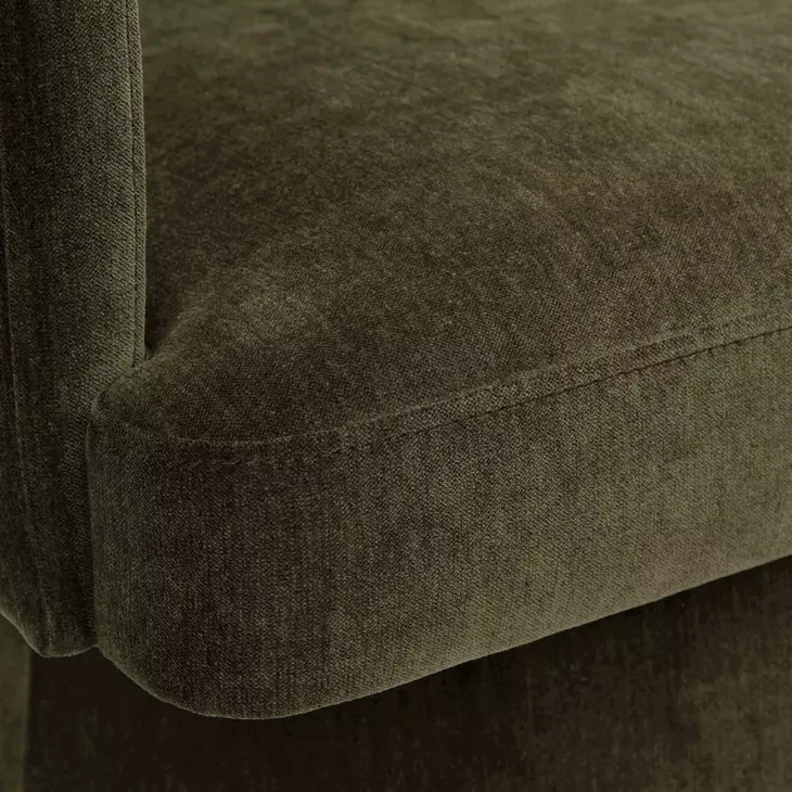 Kristen Olive Green Upholstered Desk Chair
