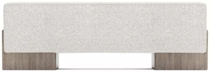 Monolith Ivory 56" Upholstered Bench