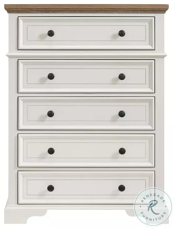Ulysses Off White And Light Grey Upholstered Panel Bedroom Set