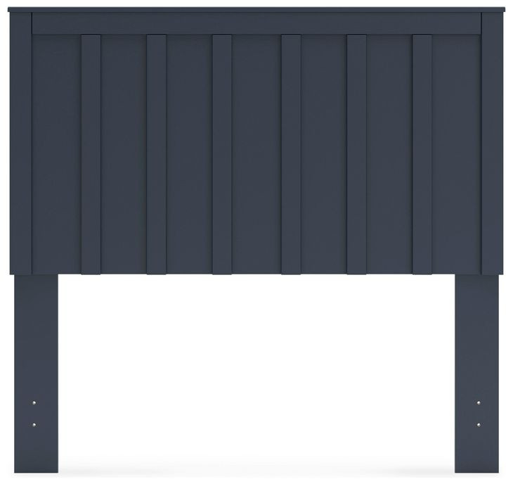 Simmenfort Matte Navy Blue Full Panel Headboard