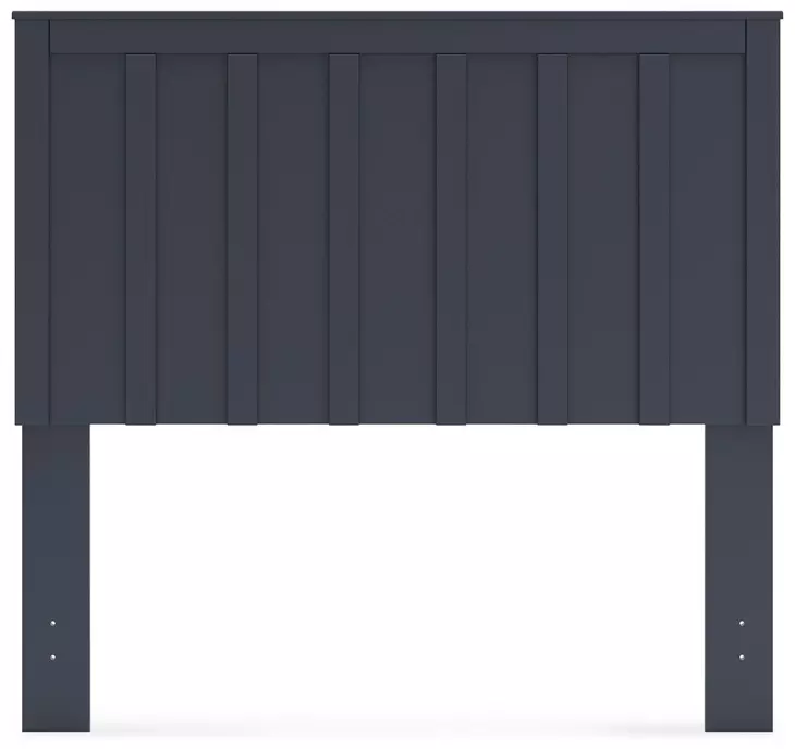 Simmenfort Matte Navy Blue Full Panel Headboard