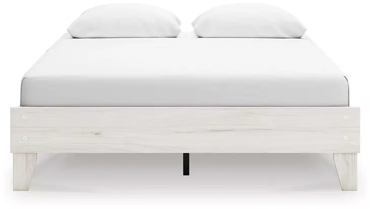 Socalle Light Natural Queen Platform Bed