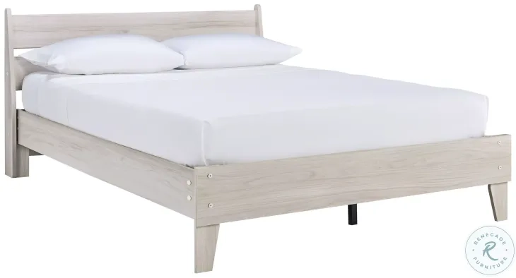 Socalle Natural King Panel Platform Bed